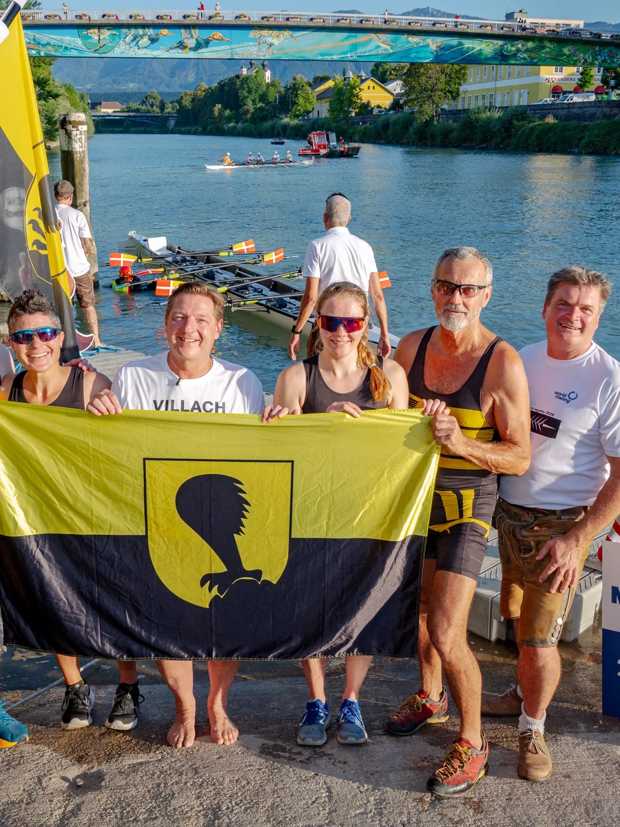 Masters-Rudernde treffen einander in Villach